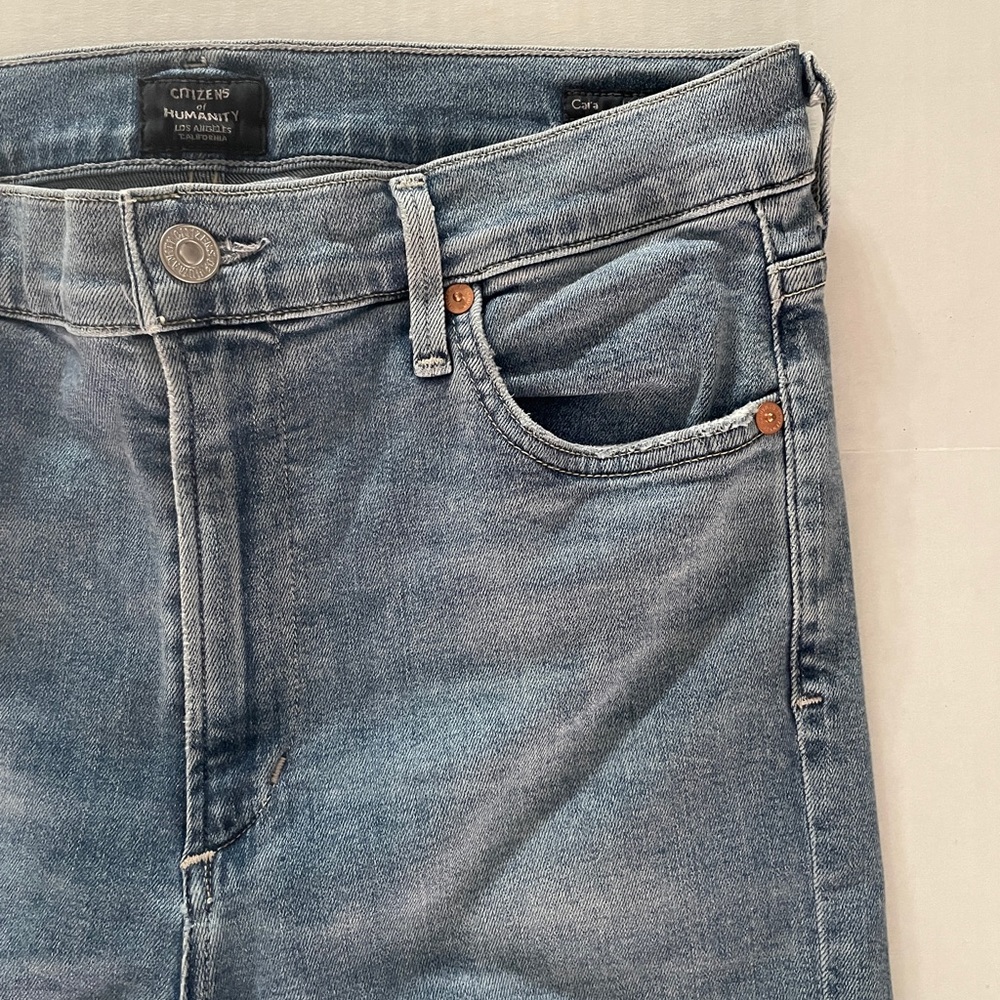 cara high rise slim jeans size 30